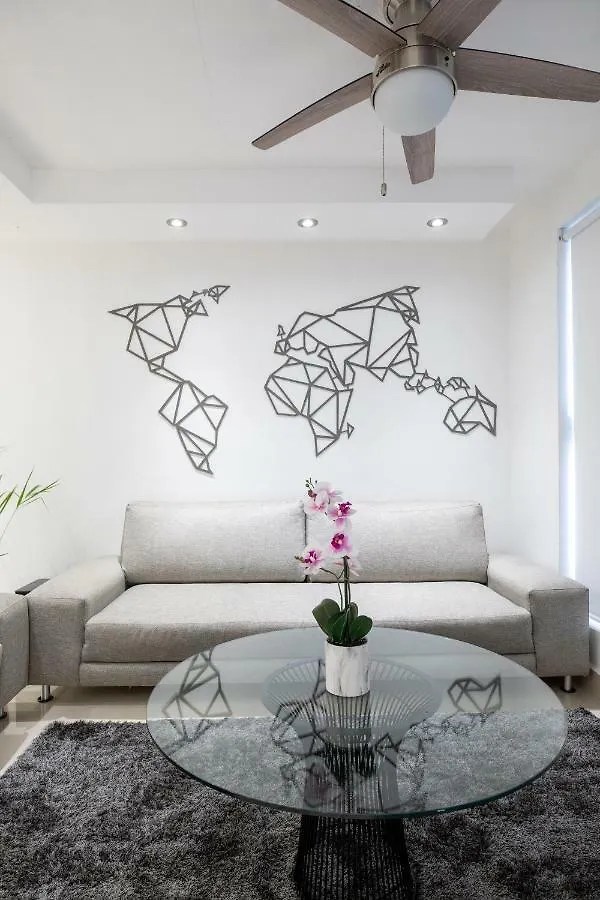 Departamento En Cancun De 2 Recamaras, Sala, Cocina, Tvs, Wifi Apartment 0*,